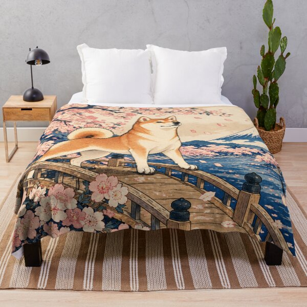 Item preview, Shiba Inu Sakura Fuji Art designed and sold by ARU JAPAN STUDIO.
