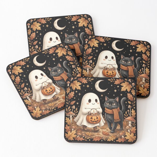 Item preview,  Halloween-Spooky Friends Fall Stroll designed and sold by Ada’s Mystic Atelier .