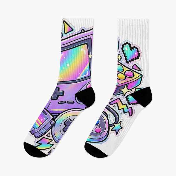 Item preview, Pixel Play Arcade - Pastel Rainbow Gaming Collage designed and sold by The198X.