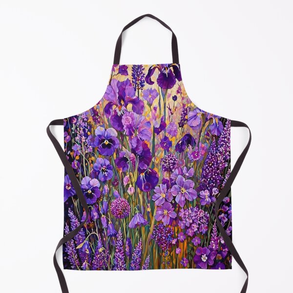 Item preview, Gustav Klimt Flower Garden Vivid Seamless Flowers Vintage Floral Patterns Digital Art Illustration designed and sold by Matt_Smith.