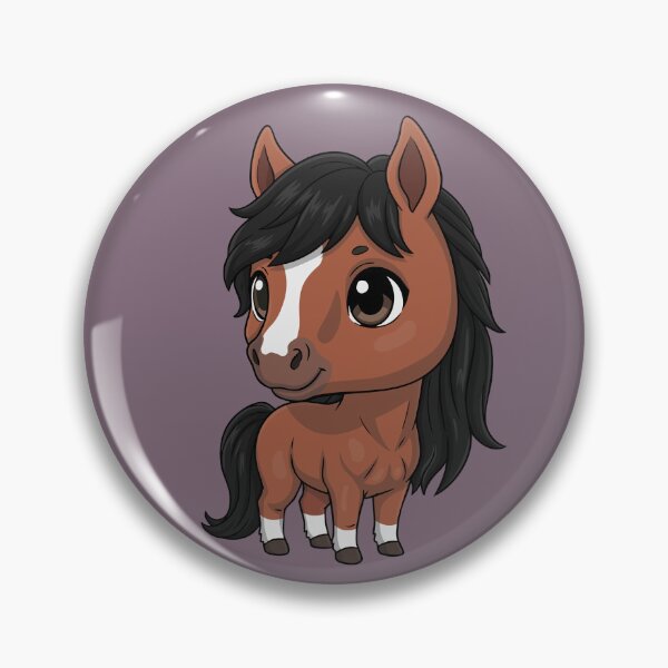 Item preview, A chibi-style drawing of the Adaev Horse designed and sold by Cheval-de-coeur.
