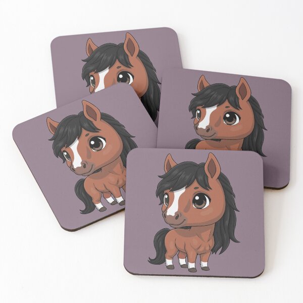 Item preview, A chibi-style drawing of the Adaev Horse designed and sold by Cheval-de-coeur.