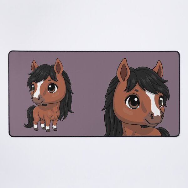 Item preview, A chibi-style drawing of the Adaev Horse designed and sold by Cheval-de-coeur.
