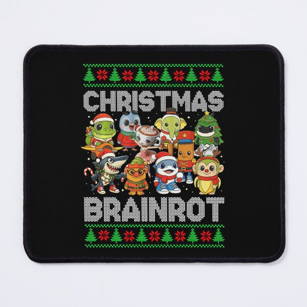 Item preview, Italian Brainrot Christmas Character Collage designed and sold by sheelaghgiombe.