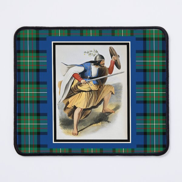 Item preview, Clan Ferguson Vintage Portrait Tartan Border designed and sold by plaidwerx.