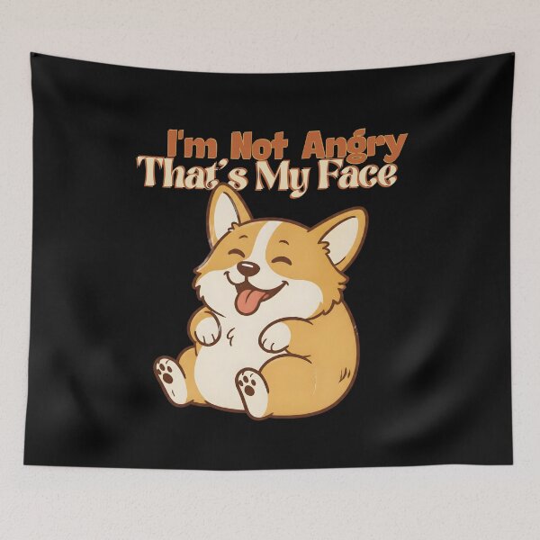Item preview, I’m Not Angry That’s My Face Cute Funny Pet Lover designed and sold by aruntrendz.