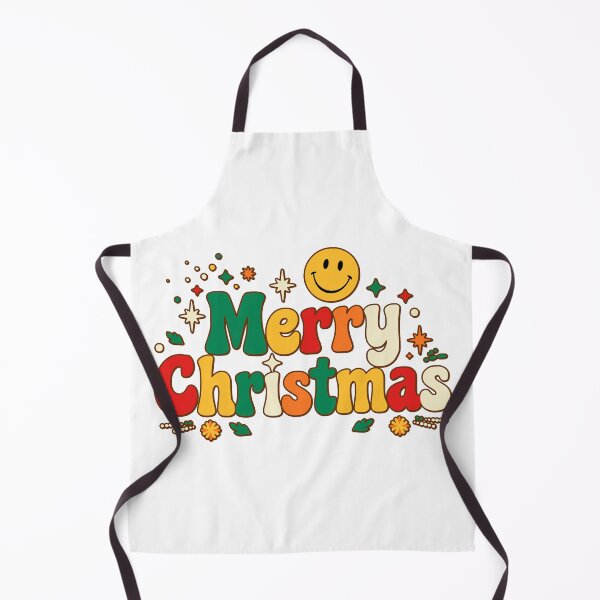 Item preview, Retro Groovy Merry Christmas Smiley Face Hippie Christmas 70s Aesthetic T-shirt and Sticker designed and sold by Billium Halder.