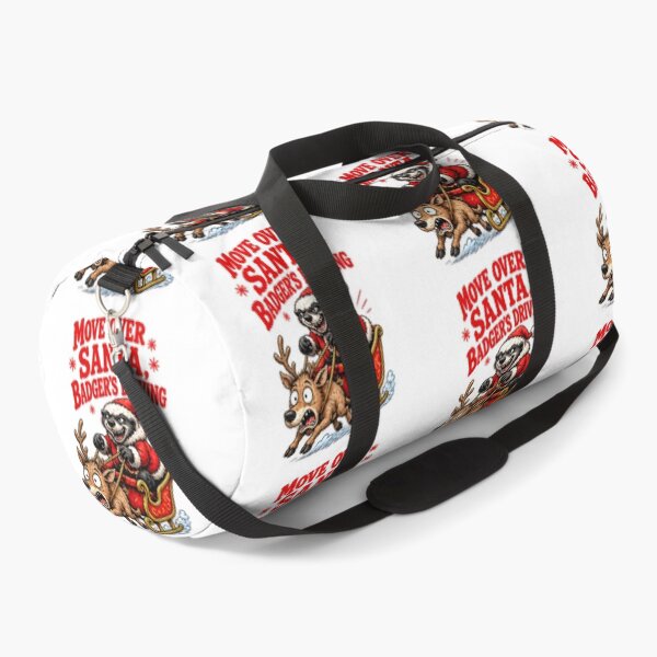 Item preview, Funny Honey Badger Santa Sleigh Christmas designed and sold by paintingnou.
