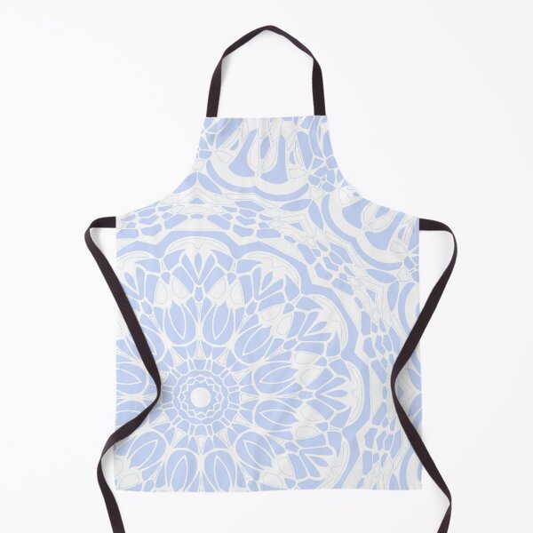 Item preview, Powder Blue and White Mandala designed and sold by Kelly Dietrich Mandala & Fractal Art.