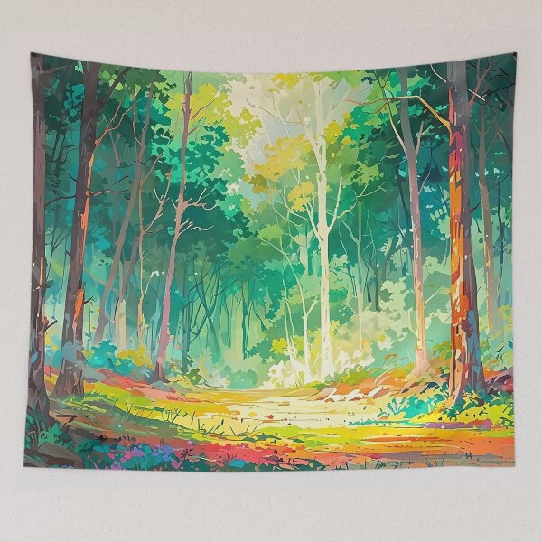 Item preview, Surreal Forest of Light Dreamy Nature Art designed and sold by Glitchart66.
