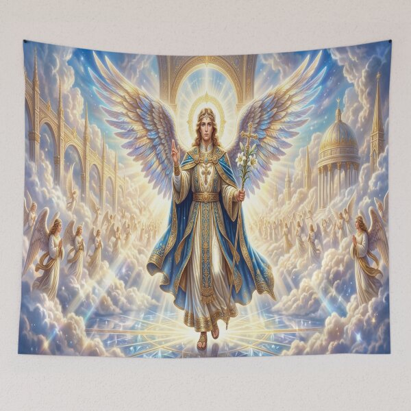 Item preview, The Archangel Gabriel Standing Among Heavenly Realms designed and sold by Solomon-Ent-144.