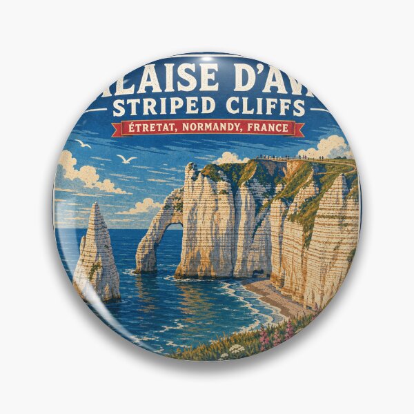 Aperçu de l'œuvre Falaises rayées de Falaise d'Aval près d'Étretat, Normandie, France - Travel Art créée et vendue par vectcd.