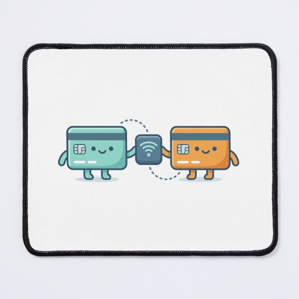 Item preview, Cute Kawaii Contactless Card Tap Payment designed and sold by stickerbundle.