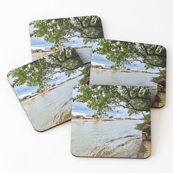 Item preview, Peaceful River Shoreline Under Shaded Tree Canopy designed and sold by lamlamds.
