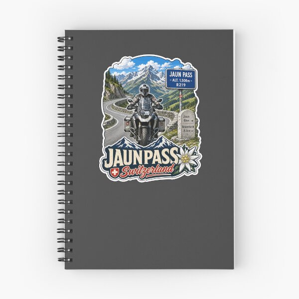 Item preview, Jaun Pass, Jaunpass Switzerland Motorcycle Sticker TShirt 02 designed and sold by OuterShellUK.