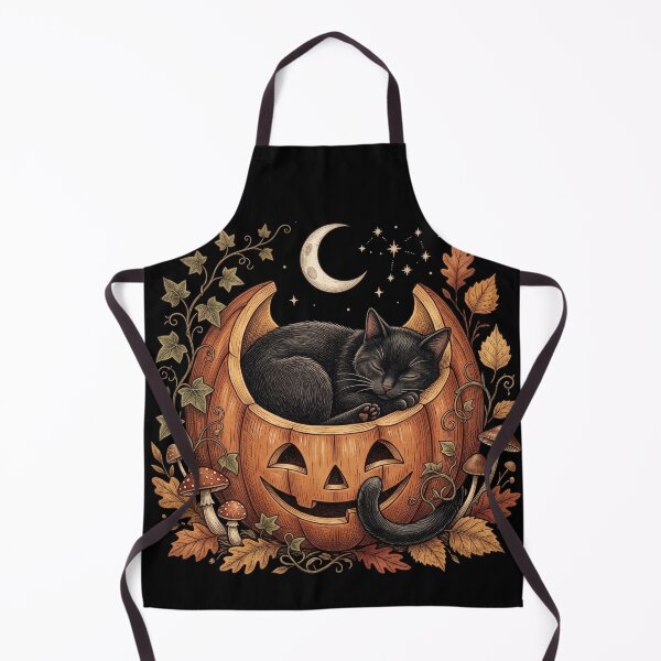 Item preview, Halloween-Black Cat in a Jack-o'-Lantern designed and sold by Ada’s Mystic Atelier .
