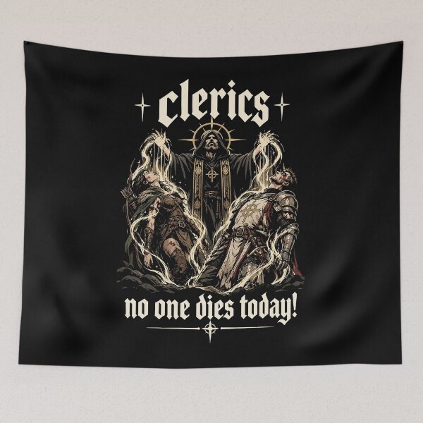 Item preview, Clerics - No one dies today!  designed and sold by abby-thorns.