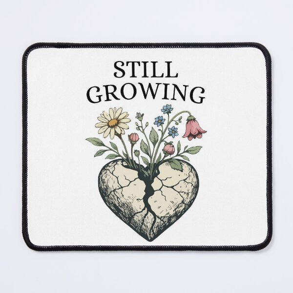 Item preview, Still Growing Quote | Healing & Growth Botanical | Beauty In Brokenness & Resilience designed and sold by stylishdzign.