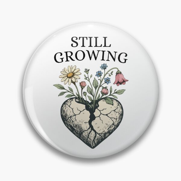 Item preview, Still Growing Quote | Healing & Growth Botanical | Beauty In Brokenness & Resilience designed and sold by stylishdzign.