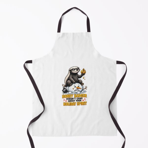 Item preview, Funny Honey Badger Holiday Spirit Christmas designed and sold by paintingnou.