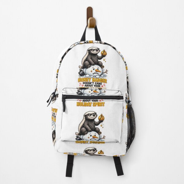 Item preview, Funny Honey Badger Holiday Spirit Christmas designed and sold by paintingnou.