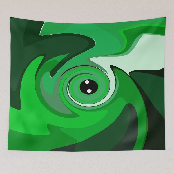 Item preview, Green Swirl Abstraction designed and sold by Elaine M Hayward .
