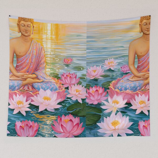 Item preview, Gautama Buddha Meditation Sunset designed and sold by Instant Printing.