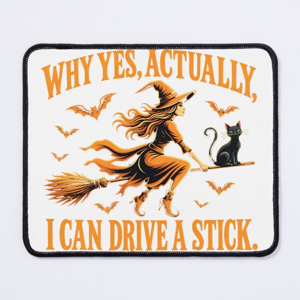 Item preview, Funny Halloween Witch I Can Drive A Stick Shirt designed and sold by HUTEND.