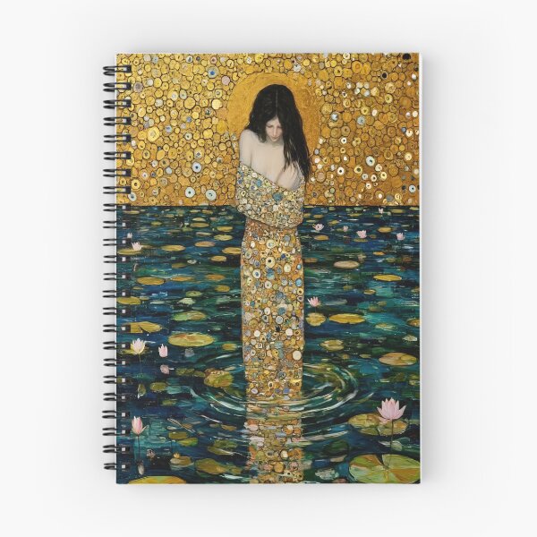 Item preview, Reflections of Serenity A Journey Through the Depths of Self-Discovery and Transformation Embodied in an Exquisite Pool of Gold and Floral Harmony designed and sold by Matt_Smith.