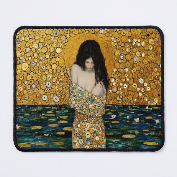 Item preview, Reflections of Serenity A Journey Through the Depths of Self-Discovery and Transformation Embodied in an Exquisite Pool of Gold and Floral Harmony designed and sold by Matt_Smith.