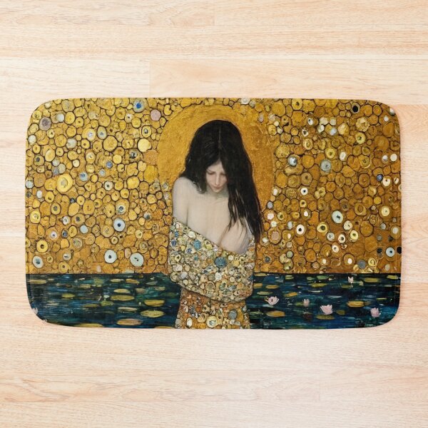 Item preview, Reflections of Serenity A Journey Through the Depths of Self-Discovery and Transformation Embodied in an Exquisite Pool of Gold and Floral Harmony designed and sold by Matt_Smith.