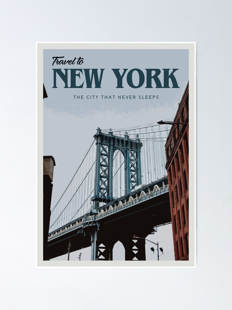 Alternate view of New York Poster