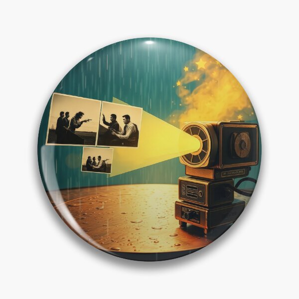 Item preview, Vintage Projector Magic Memories Cinema Movie Poster designed and sold by Cine8.
