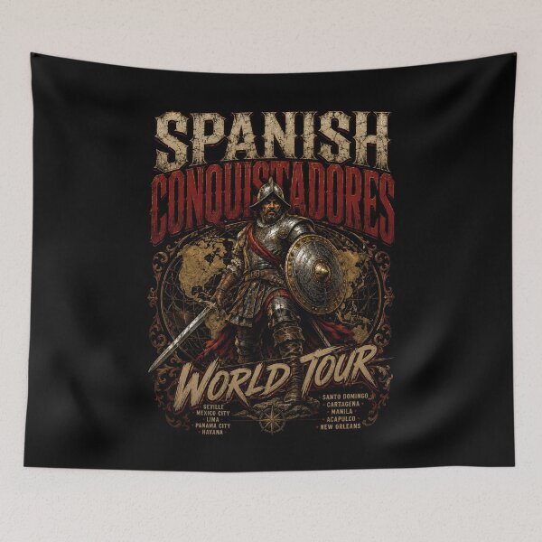 Item preview, Spanish Conquistadores World Tour designed and sold by Retr0Tshirts.
