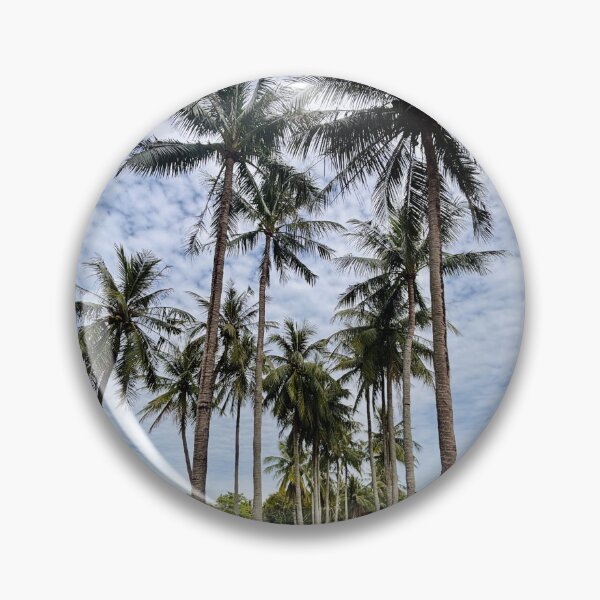 Item preview, Majestic Coconut Palm Trees Under Cirrocumulus Sky designed and sold by lamlamds.