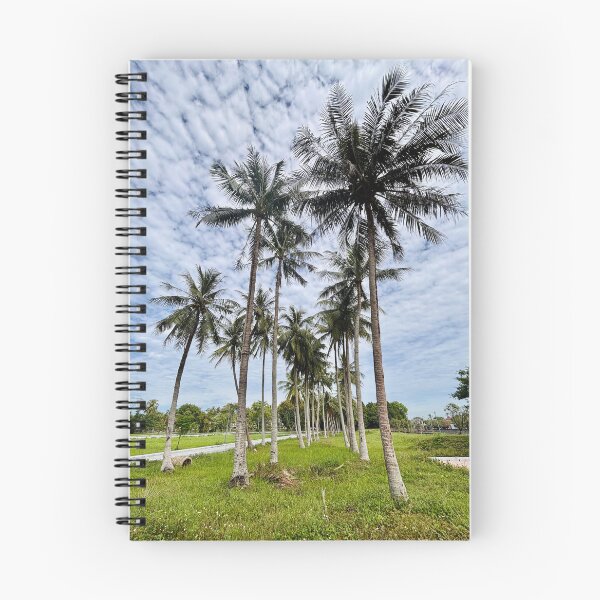 Item preview, Majestic Coconut Palm Trees Under Cirrocumulus Sky designed and sold by lamlamds.
