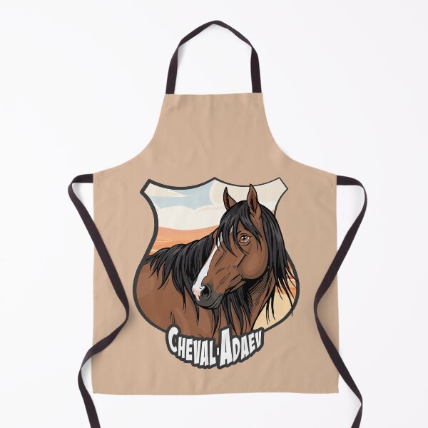 Item preview, The head of the Adaev Horse, a coat of arms and a landscape designed and sold by Cheval-de-coeur.
