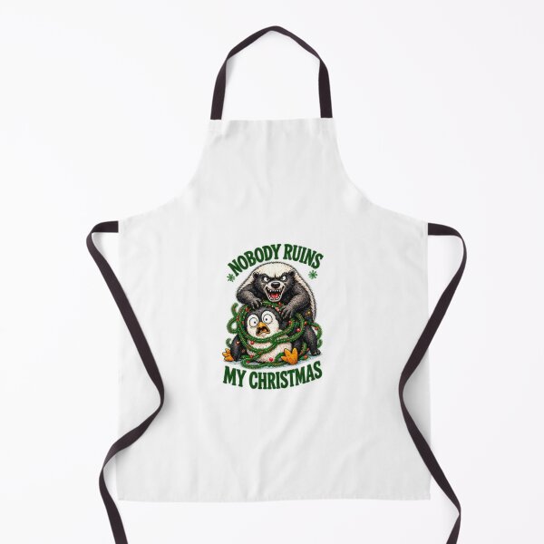 Item preview, Funny Honey Badger Ruins Christmas designed and sold by paintingnou.