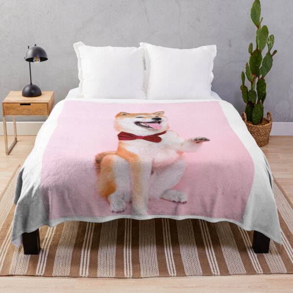 Item preview, Happy Shiba Inu Waving Its Paw designed and sold by VanGaldo.