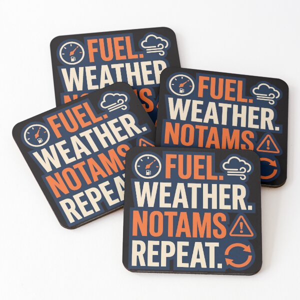 Item preview, Fuel Weather NOTAMS Repeat - Flight Operations Aviation Life designed and sold by Yassino-Studio.