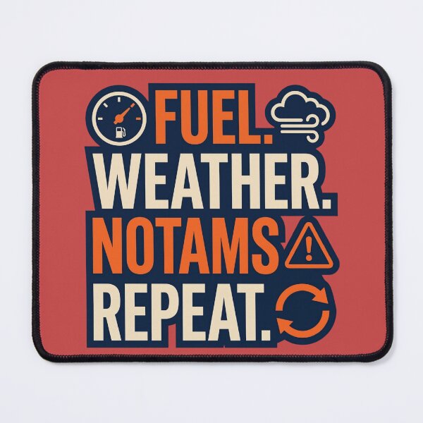 Item preview, Fuel Weather NOTAMS Repeat - Flight Operations Aviation Life designed and sold by Yassino-Studio.