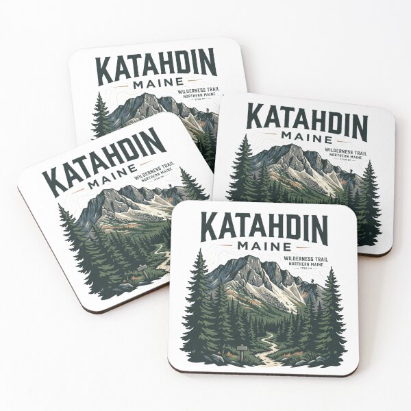 Item preview, Katahdin Maine | Wilderness Trail Mountain Adventure Design designed and sold by Mathias Yakubu Design.