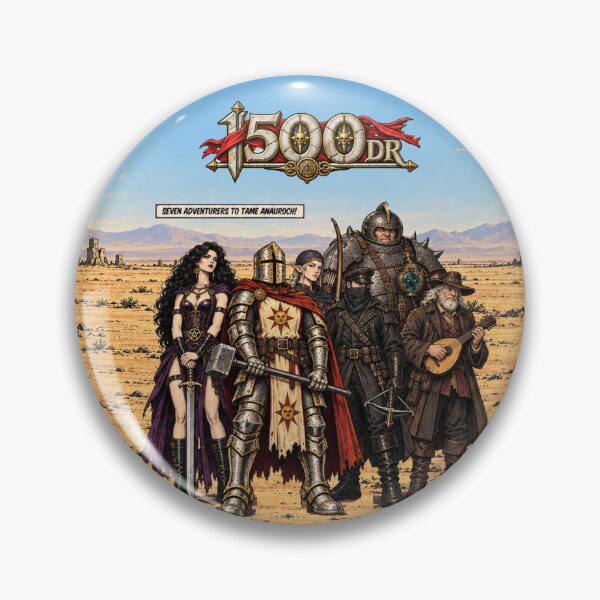 Artikelvorschau, 1500 DR – Sieben Abenteurer zähmen Anauroch! entworfen und verkauft von The Druids Dungeon.
