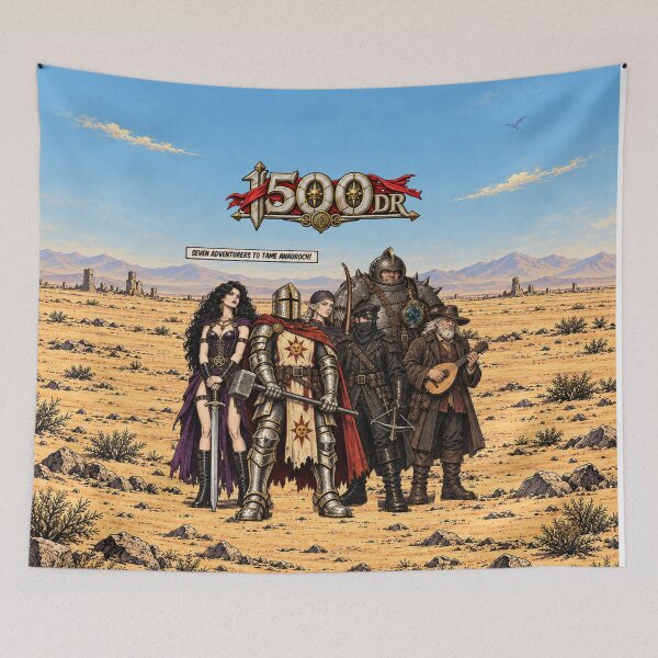 Item preview, 1500DR - Seven adventurers to tame Anauroch! designed and sold by The Druids Dungeon.