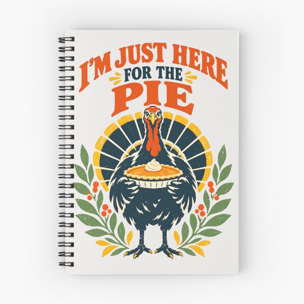 Item preview, I'm Just Here for the Pie Funny Vintage Thanksgiving designed and sold by MagicTheDog.
