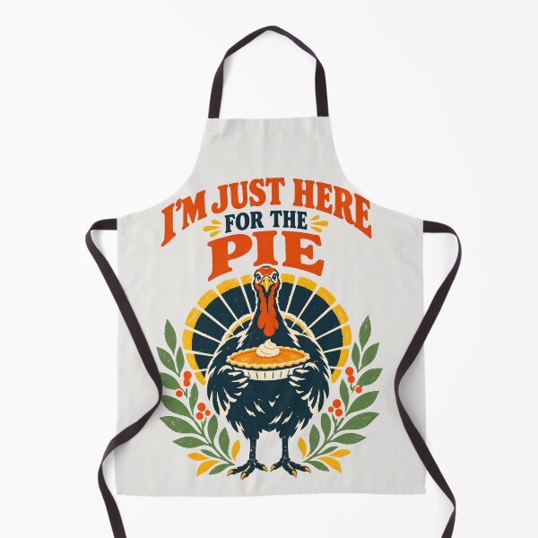 Item preview, I'm Just Here for the Pie Funny Vintage Thanksgiving designed and sold by MagicTheDog.
