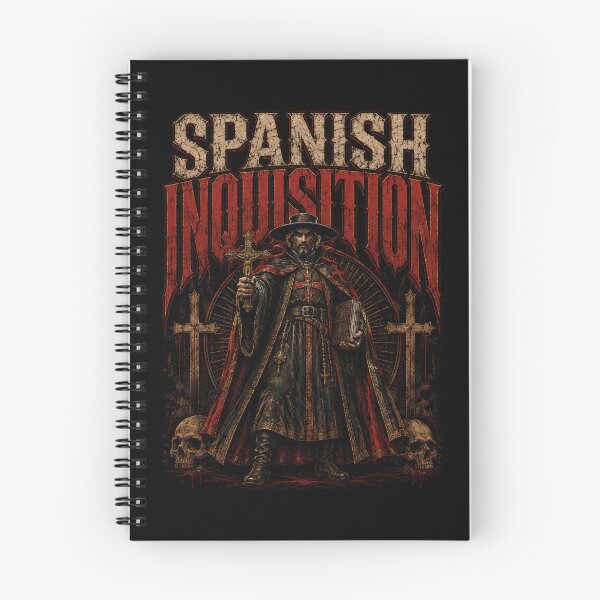 Aperçu de l'œuvre Inquisition espagnole : Histoire sombre créée et vendue par Retr0Tshirts.