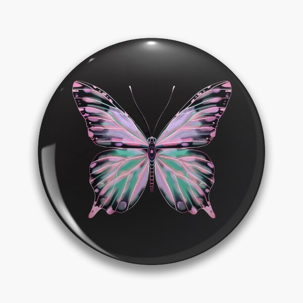 Item preview, pastel neon butterfly wings designed and sold by RetroWaveArtCo.