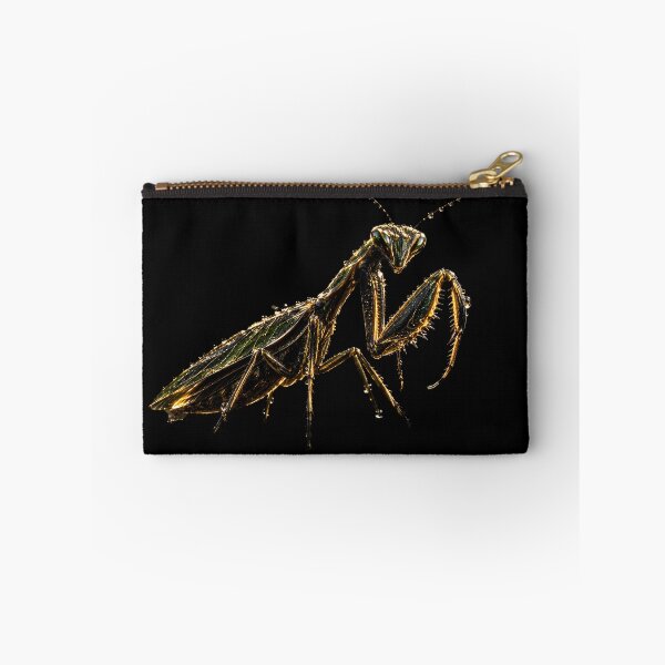 Item preview, Golden Praying Mantis - Dark Macro Art) designed and sold by TitiaDesign.
