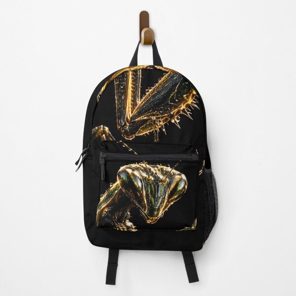 Item preview, Golden Praying Mantis - Dark Macro Art) designed and sold by TitiaDesign.
